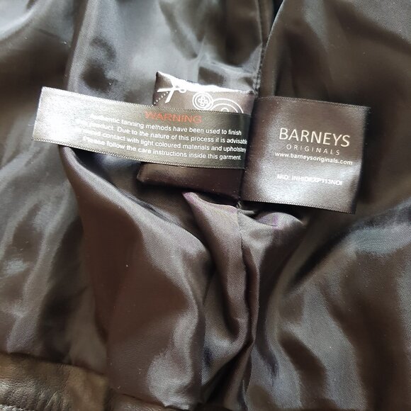 EUC Barneys genuine leather jacket - Picture 8 of 16